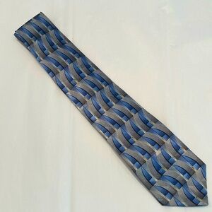 Silk Stafford Blue and Gray Men's Tie